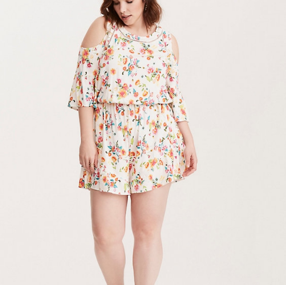 Torrid floral romper